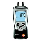 Testo AG 0560 0510 510 handliches Differenzdruck-Messgerät, inklusive Schutzkappe, Kalibrier-Protokoll und Batterien