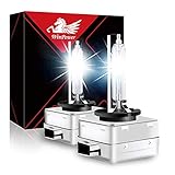 WinPower D1S Bi Xenon Brenner 35W HID Scheinwerfer Biren Entladungslampe Set 85V 6000K Diamond Weiß Mehr Licht Extreme Vision Headlight Lampe, 2 Stücke