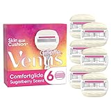 Gillette Venus Comfortglide Festival Rasierklingen für Rasierer Damen, 6 Ersatzklingen für Damenrasierer mit 5-fach Klinge, die für eine gründliche Rasur und vollkommen glatte Haut sorgen