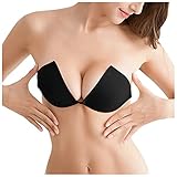 Generisch Klebe BH Push Up Pads Sticky Bra Klebe BH Große Brust Einlage Klebebhs Strapless Silikoneinlagen Rückenfrei Adhesive BHS Silikon Selbstklebender Unsichtbarer