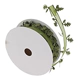 PUGEOAMN 21 Meter Langes Blattband Breite 40 Mm Blätterbänder Für Weihnachtkranzkranzhochzeitsbögen Zubehör Machen