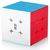 Zauberwürfel 3x3 3x3x3 Speed Cube Stickerless Magic Cube Puzzle Magischer Würfel für Schneller und Präziser mit Lebendigen Farben
