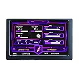 VSDISPLAY 12,7 cm (5 Zoll) LCD-Monitor Temperaturanzeige 800 x 480 für AIO-Computer, PC-Gehäuse, Sensor-Panel, GPU, CPU, RAM, Datenüberwachung, Schwarz