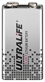 Ultralife 2er Set 9 V Lithium (SLM 9 V) Batterie Lithium 9-Volt