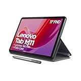 Lenovo Tab M11 Tablet, 27,9 cm (11 Zoll), MediaTek Helio G88, 8 GB RAM, 128 GB, erweiterbar auf 1 TB, 4 Lautsprecher, WLAN, Bluetooth, Android 13, Mondgrau, inklusive Hülle und Tab Pen