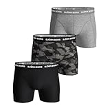 Björn Borg Baumwolle Herren Boxershorts mit Stretch (3er Pack)