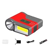 Faeymth 1 STÜCKE Induktion Cob Floodhead Light Cap Clip Lampe Sensorkappe Clip Lampe Outdoor Angellampe (Rot)