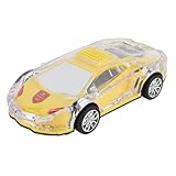 XUMIUZIY Bluetooth Autolautsprecher, 8,7 Zoll Auto Replik Lautsprecher mit LED Leuchten, Mehreren Verbindungsoptionen, Retro Design, 1500 mAh, USB C Ladung, für Geburtstagsgeschenke