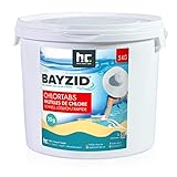 5 kg Pool Chlor Tabletten 20g BAYZID schnell löslich mit 56% Aktivchlorgehalt für Pool & Schwimmbad von Höfer Chemie
