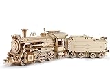 ROWOOD 3D Puzzle Holz Dampflokomotive Für Erwachsene, DIY Holzpuzzle Modelleisenbahn Modellbausatz Für Kinder, Geschenke Für Männer Und Frauen