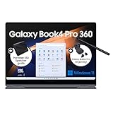 Samsung Galaxy Book4 Pro 360 Notebook, 16'-Laptop, Intel Core Ultra 7, 16 GB RAM, 512 GB, Moonstone Gray, 3 Jahre Herstellergarantie [Exklusiv auf Amazon]