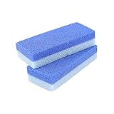 IWOWHERO 2 Stück Tellende Tritts teine pediküre pedicure footcare skincarepen hautpflege Topfkratzer Hallus Bimsstein für den Körper werkzeug Fußschleifstein Hornhaut entfernen Stein Blue