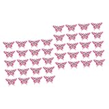 Gadpiparty 2 Sätze Schmetterling Patches Diy Kleidung Aufnäher Gestickte Applikationen Zum Aufbügeln Für Kleidung Taschen Und Accessoires 20 Stück * 2