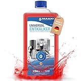 Maxxi Clean | Universal Entkalker für alle Kaffeemaschinen, Wasserkocher, andere Hausgeräte und auch Bad & Küche | Für alle Marken und Modelle geeignet | Kalklöser für Kalkreinigung (1x 750 ml)