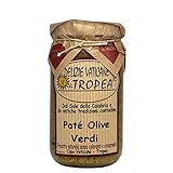 Grünes Olivenpaté 180g | Authentischer Italienischer Gourmet-Aufstrich | Handgemachte Kalabrische Delikatesse | Hergestellt in Italien von Delizie Vaticane di Tropea