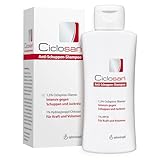 Ciclosan Anti-Schuppen-Shampoo, intensiv wirksam mit Antischuppenwirkstoff Ciclopirox-Olamin + HPCH, bekämpft hartnäckige Schuppen, Rötungen und Juckreiz, 100 ml