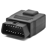 Adapter Universe OBD 2 II Diagnose Interface 16 Pin Norm Stecker auf Norm Buchse Kabelloser Adapter passend für Auto KFZ PKW
