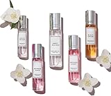 Pack of 5 Perfume Woman, 2025 Neu Roll-On Parfum Damen, Parfüm mit für Frauen, Parfüm Frauen, Enhanced Scents Perfume