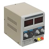 Labornetzteil 50W, Labornetzgerät (0-15V 0,6-2A) mit LED Anzeige, DC Regelbar Netzgerät mit USB-Port-Testleitungsausgang, Labornetzteil mit 3-stellige LED-Präzisionsanzeige