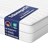 Träumegut24 AquaFlex 7-Zonen Matratze 120x200 cm | H2&H3 | Ergonomische Kaltschaummatratze | Hypoallergen & Antibakteriell | Bezug abnehmbar & waschbar | Oeko-TEX® | (19cm, 120 x 200 cm)