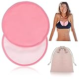 Gatuida 2 Stück Rizinusöl-Kompressen Stillen Rizinusöl-Pads Stillzubehör wickeln Körper breast care brustpads Brustpolster Ölpackung zur Brustpflege Rizinusölwickel Schlafhelfer Stoff