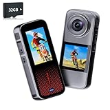 Dual Screen Action Cam Unterwasserkamera Helmkamera mit 32GB Speicherkarte und diversem Zubehör wasserdichte Kamera