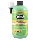 Slime 10125 Dichtmittel für Reifenreparatur von Platten Reifen, Smarte Reparatur, Geeignet für Pkw, Ungiftig, Umweltfreundlich, 473-ml-Flasche (16 oz)