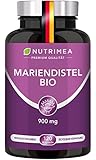 DETOX Mariendistel BIO | Natürlich Leber & Körper entgiften | Reines Mariendistel-Extrakt OHNE Zusätze |Antioxidantien, Verdauung, 120 Kapseln Hochdosiert - 900 mg TAGESDOSIS Silymarin - 100% Vegan