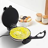 Roti Maker 25,5cm 1800W Tortilla Presse Antihaft-Chapati-Tortilla Doppelseitige Heizung Crêpes Maker Electric Chapati Roti Maker Hausgemachten Tacos