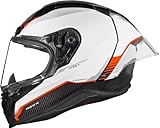 Nexx X.R3R Carbon Helm (White/Red,XL (61/62))