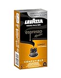 Lavazza Espresso Lungo, floraler und aromatischer Espresso, 10 Kapseln, Nespresso kompatibel