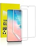MiniMing Schutzfolie für Panzerglas für Samsung Galaxy S10 Plus, 2 Stück 0.25mm HD Klarsicht Displayschutz für Samsung S10+ Folie, Soft TPU Anti-Kratz Panzerglasfolie für Galaxy S10 Plus Schutzglas