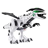 Yardwe -Ornamente Dekorativer Dinosaurier Dinosaurier-anzeige Dinosaurier Für Die Dekoration Mechanischer Dinosaurier Kunststoffe Und Elektronische Komponenten Weiß