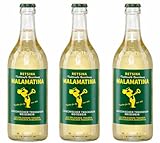 Retsina Malamatina 3x 0,5l Flasche | Geharzter Weißwein aus Griechenland | 10,5% Vol. | +20ml Jassas Olivenöl