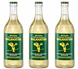 Retsina Malamatina 3x 0,5l Flasche | Geharzter Weißwein aus Griechenland | 10,5% Vol. | +20ml Jassas Olivenöl