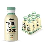 yfood Drink Vegan Vanilla, Leckere, vegane Trinkmahlzeit für unterwegs, THIS IS FOOD Drink, 26g Protein, 26 Vitamine und Mineralstoffe, 1,50€ Pfand inkl., 6 x 500ml, Geschmack Vanille