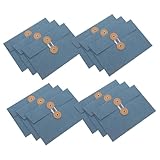 Uonlytech 10 Stück Teiliges Vintage Papierumschläge Kreative Aufbewahrungstaschen für Schule Dicke Briefumschläge aus Strapazierfähigem Kraftpapier zur Dokumentenaufbewahrung