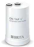 BRITA ON TAP V (600L) Wasserfilterkartusche - Für nachhaltiges Wasser mit gutem Geschmack, reduziert Mikropartikel, Schwermetalle und andere geschmackverändernde Substanzen