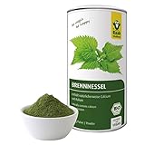 Raab Vitalfood Bio Brennnessel-Pulver mit natürlichem Calcium, Magnesium und Kalium, laborgeprüft, für Smoothies und Müsli, 160 g