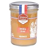 Maison Crétet Honig aus Frankreich, Sommer, nicht pasteurisierter Honig, 100 % natürlich, Glastopf 250 g