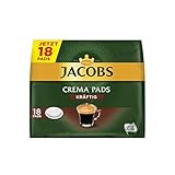 Jacobs Pads Crema Kräftig, 90 Senseo kompatible Kaffeepads UTZ-zertifiziert, 5er Pack, 5 x 18 Getränke