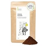 Chaga Pilz Pulver BIO Wildsammlung aus Birkenwäldern im Baltikum, Chaga Tee, Vitalpilz, Schiefer Schillerporling 125g - tea exclusive