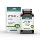 GSE Omega 3 Kapseln Bio - 2250mg Bio Fischöl pro Tagesverzehr - EPA, DHA plus 4 weitere Omega-Fettsäuren - Aus Deutschland, laborgeprüft, nachhaltiger Fischfang - 90 Kapseln ohne Fischgeschmack