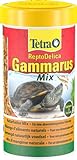 Tetra ReptoDelica Gammarus Mix Schildkröten-Futter - Naturfutter aus Bachflohkrebsen & Anchovies, 250 ml Dose