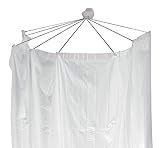 Spirella Kollektion Duschvorhang ohne Arme, 200 x 170 cm, Weiß