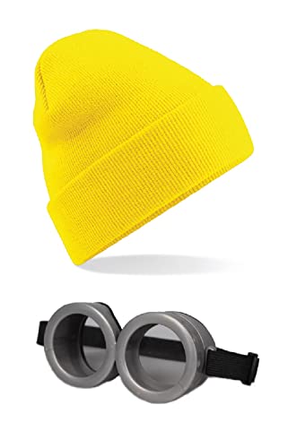 ASVP Shop Minion Brille Ich - Einfach unverbesserlich Brille Augen Brille Kostüm gelb, gelb, One size