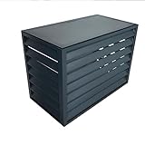 CXEGCCUF Mini-Split-Kondensatorabdeckung, Zaun zum Verstecken der Klimaanlage, Diebstahlsichere, robuste Aluminium-AC-Abdeckungen, Geräuschreduzierung, Zaun zum Verstecken der Klimaanlage,