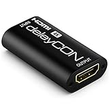 deleyCON 4K HDMI 2.0 Repeater Signal Verstärker Buchse 4K UHD 2160p@60Hz Full HD 1080p@60Hz HDR HDCP 2.2 18Gbps 3D