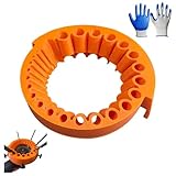 Bohrerschärfer mit Handschuhe Bohrerschärfgerät Universal Drill Bit Sharpener für 2 Bis 13 Mm Drill Bits,125 Mm Bohrer Schleifgerät Winkelschleifer Bohrerschärfer zum Schleifen Von Bohrern
