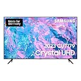 Samsung Crystal UHD CU7179 75 Zoll Fernseher (GU75CU7179UXZG, Deutsches Modell), PurColor, Crystal Prozessor 4K, Motion Xcelerator, Smart TV [2023], Schwarz